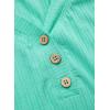 image:imageSHEWIN Womens Ribbed Knit 2 Piece Short Sets Summer Lounge Matching Outfits With PocketsGreen
