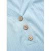image:imageSHEWIN Womens Ribbed Knit 2 Piece Short Sets Summer Lounge Matching Outfits With PocketsLight Blue