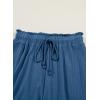 image:imageSHEWIN Womens Ribbed Knit 2 Piece Short Sets Summer Lounge Matching Outfits With PocketsNavy