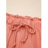 image:imageSHEWIN Womens Ribbed Knit 2 Piece Short Sets Summer Lounge Matching Outfits With PocketsPink