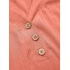 image:imageSHEWIN Womens Ribbed Knit 2 Piece Short Sets Summer Lounge Matching Outfits With PocketsPink