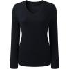 image:imageSHEWIN Womens Sweaters 2026 Casual Crewneck Long Sleeve Lightweight Knit Pullover Sweater Tops Fall ClothesPure Black