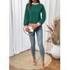 image:imageSHEWIN Womens Sweaters Crew Neck Long Sleeve Tops Knit Color Block Fall Outfits for Women 2026Green