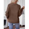 image:imageSHEWIN Womens Sweaters Crewneck Cable Knit Sweater Long Sleeve Fall Tops for Women 2026Breen