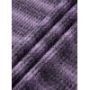 image:imageSHEWIN Women Summer Half Sleeve Tops Waffle Knit Shirts Dressy Casual 2026Purple and Grey