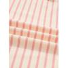 image:imageSHEWIN Women Summer Loose Fit Tops Trendy Rib Knit Stripe Shirt Business Dressy Casual 2026Beige and Pink