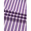image:imageSHEWIN Women Summer Loose Fit Tops Trendy Rib Knit Stripe Shirt Business Dressy Casual 2026Beige and Purple