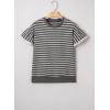 image:imageSHEWIN Women Summer Loose Fit Tops Trendy Rib Knit Stripe Shirt Business Dressy Casual 2026Grey