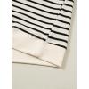 image:imageSHEWIN Women Summer Loose Fit Tops Trendy Rib Knit Stripe Shirt Business Dressy Casual 2026White and Black