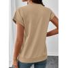image:imageSHEWIN Women Summer Trendy Sweatshirt Casual Dressy Shirts Work Tops 2026Beige