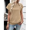 image:imageSHEWIN Women Summer Trendy Sweatshirt Casual Dressy Shirts Work Tops 2026Beige