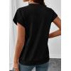 image:imageSHEWIN Women Summer Trendy Sweatshirt Casual Dressy Shirts Work Tops 2026Black