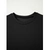 image:imageSHEWIN Women Summer Trendy Sweatshirt Casual Dressy Shirts Work Tops 2026Black