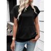 image:imageSHEWIN Women Summer Trendy Sweatshirt Casual Dressy Shirts Work Tops 2026Black