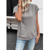 image:imageSHEWIN Women Summer Trendy Sweatshirt Casual Dressy Shirts Work Tops 2026Grey