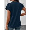 image:imageSHEWIN Women Summer Trendy Sweatshirt Casual Dressy Shirts Work Tops 2026Navy Blue