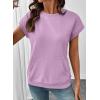 image:imageSHEWIN Women Summer Trendy Sweatshirt Casual Dressy Shirts Work Tops 2026Purple
