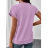 image:imageSHEWIN Women Summer Trendy Sweatshirt Casual Dressy Shirts Work Tops 2026Purple