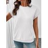 image:imageSHEWIN Women Summer Trendy Sweatshirt Casual Dressy Shirts Work Tops 2026White