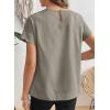 image:imageSHEWIN Women Tops Ruffle Sleeve Shirts Business Casual Dressy Work Blouse 2026Grey