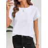 image:imageSHEWIN Women Tops Ruffle Sleeve Shirts Business Casual Dressy Work Blouse 2026White