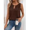 image:imageSHEWIN Womens Tank Tops Sleeveless Summer Tops Ribbed Loose Fit Flowy Ladies Shirts Spring Clothes 2026Brown