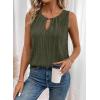 image:imageSHEWIN Womens Tank Tops Sleeveless Summer Tops Ribbed Loose Fit Flowy Ladies Shirts Spring Clothes 2026Green