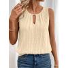 image:imageSHEWIN Womens Tank Tops Sleeveless Summer Tops Ribbed Loose Fit Flowy Ladies Shirts Spring Clothes 2026Khaki