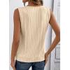 image:imageSHEWIN Womens Tank Tops Sleeveless Summer Tops Ribbed Loose Fit Flowy Ladies Shirts Spring Clothes 2026Khaki