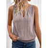 image:imageSHEWIN Womens Tank Tops Sleeveless Summer Tops Ribbed Loose Fit Flowy Ladies Shirts Spring Clothes 2026Pink
