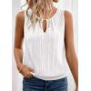 image:imageSHEWIN Womens Tank Tops Sleeveless Summer Tops Ribbed Loose Fit Flowy Ladies Shirts Spring Clothes 2026White