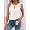 image:imageSHEWIN Womens Tank Tops Sleeveless Summer Tops Ribbed Loose Fit Flowy Ladies Shirts Spring Clothes 2026White