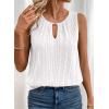 image:imageSHEWIN Womens Tank Tops Sleeveless Summer Tops Ribbed Loose Fit Flowy Ladies Shirts Spring Clothes 2026White
