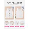image:imageSHEWIN Womens Tank Tops Solid Button Crewneck Sleeveless Summer Tops Loose FitWhite