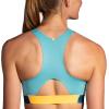 imageBrooks Womens 3 Pocket Sports Bra for Running Workouts ampamp SportsAquaMoroccan Blue