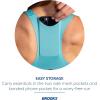 imageBrooks Womens 3 Pocket Sports Bra for Running Workouts ampamp SportsAquaMoroccan Blue