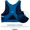 imageBrooks Womens 3 Pocket Sports Bra for Running Workouts ampamp SportsBlue AshIce BlueNavy