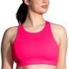 imageBrooks Womens 3 Pocket Sports Bra for Running Workouts ampamp SportsHyper Pink