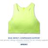 imageBrooks Womens 3 Pocket Sports Bra for Running Workouts ampamp SportsLt Lime