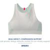 imageBrooks Womens 3 Pocket Sports Bra for Running Workouts ampamp SportsMint Mix