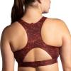 imageBrooks Womens 3 Pocket Sports Bra for Running Workouts ampamp SportsRr Glitch PrintCopper