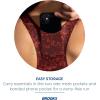 imageBrooks Womens 3 Pocket Sports Bra for Running Workouts ampamp SportsSundial Velocity Print