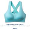 imageBrooks Womens Crossback 20 Sports Bra for Running Workouts ampamp SportsAqua