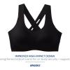 imageBrooks Womens Crossback 20 Sports Bra for Running Workouts ampamp SportsBlack