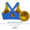 imageBrooks Womens Crossback 20 Sports Bra for Running Workouts ampamp SportsBluetifulGolden Hour