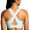 imageBrooks Womens Crossback 20 Sports Bra for Running Workouts ampamp SportsIce BlueVivid Teal