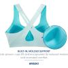 imageBrooks Womens Crossback 20 Sports Bra for Running Workouts ampamp SportsIce BlueVivid Teal