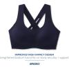 imageBrooks Womens Crossback 20 Sports Bra for Running Workouts ampamp SportsNavy