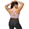 imageBrooks Womens Crossback 20 Sports Bra for Running Workouts ampamp SportsOrchid Petal