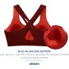 imageBrooks Womens Crossback 20 Sports Bra for Running Workouts ampamp SportsRun RaisinCopper